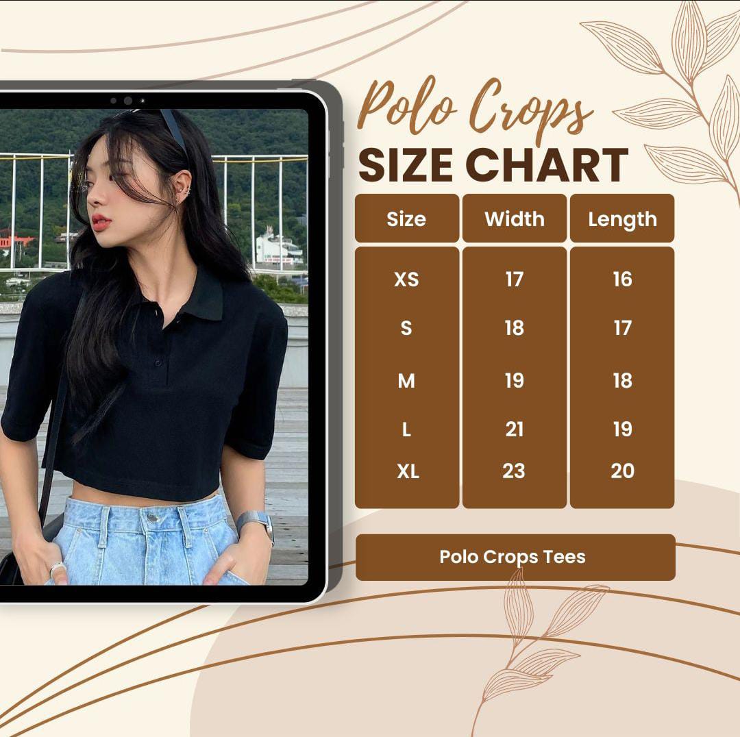 Women's Stylish Polo Crop T-Shirt
